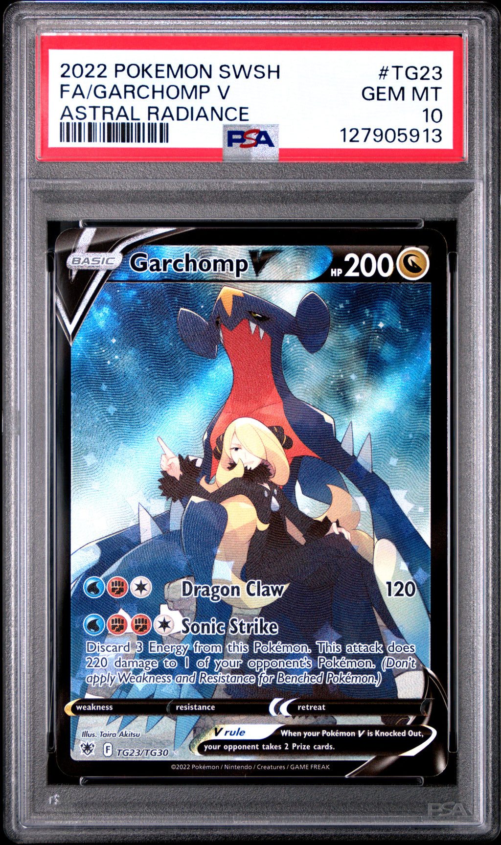 Pokemon Astral Radiance Garchomp TG23 PSA 10