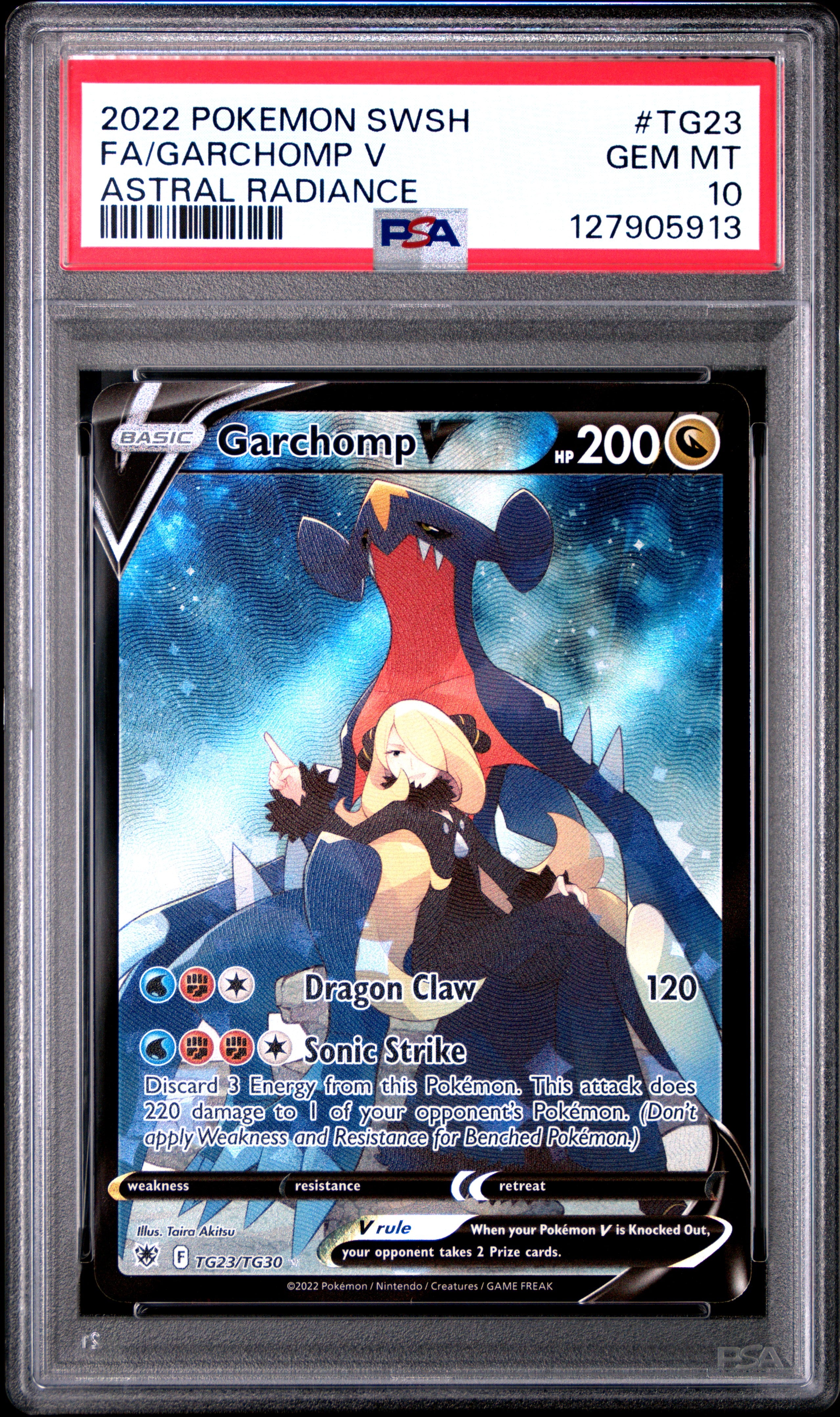 Pokemon Astral Radiance Garchomp TG23 PSA 10